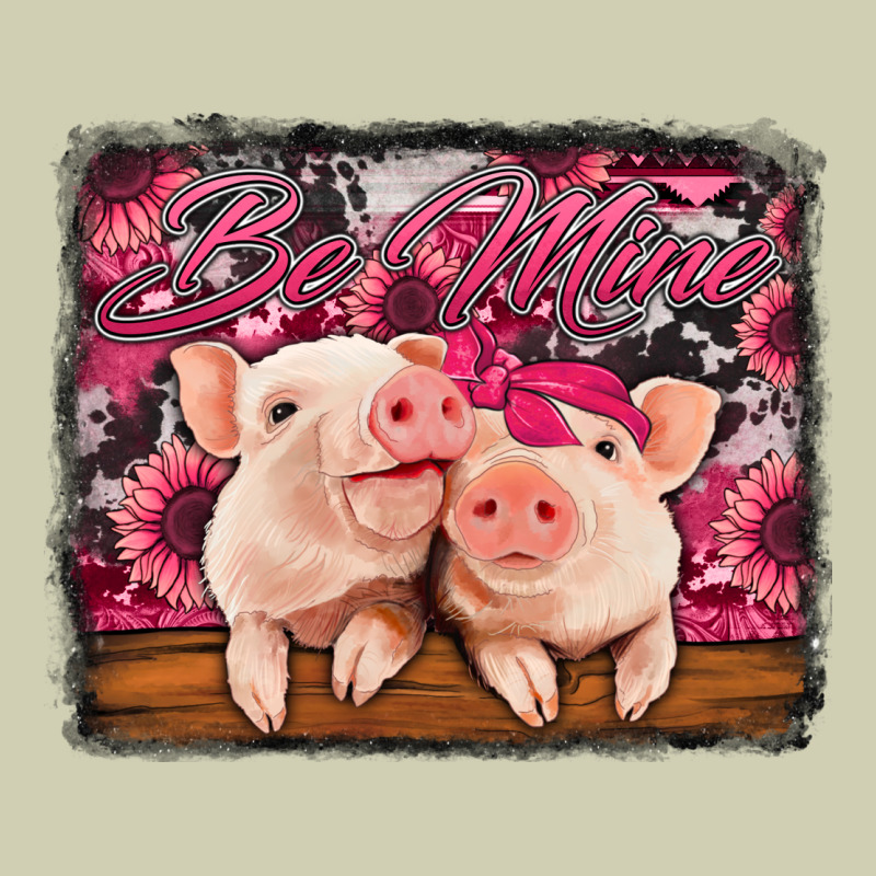 Be Mine Valentine's Day Pigs Heavy Core Tee by Jasminsmagicworld | Teevron