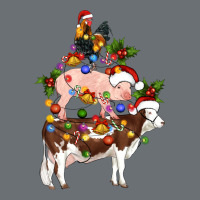 Stacked Christmas Farm Animals Premium Hoodie | Teevron
