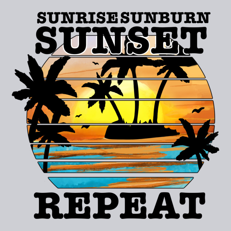 Sunrise Sunburn Sunset Repeat Heavyweight Sweatshirt by JahusDesignShop | Teevron