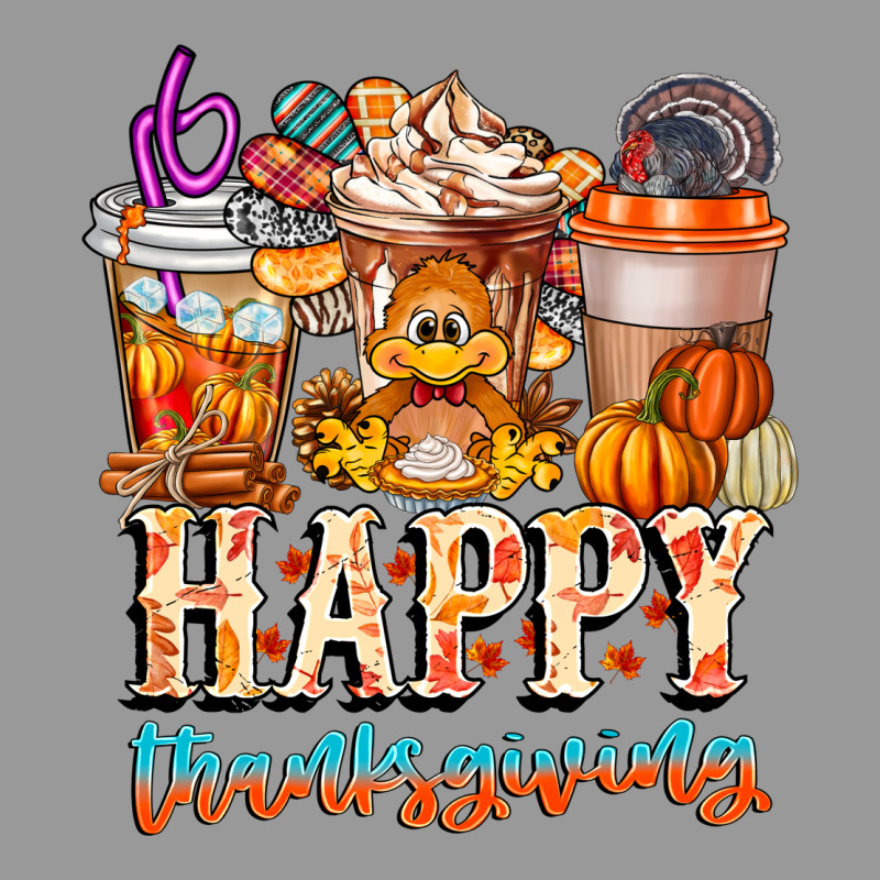 Happy Thanksgiving Vintage Hoodie by CowhideDigitalArt | Teevron