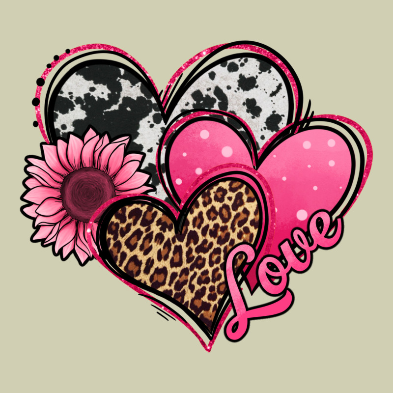 Valentines Day Western Hearts And Sunflower Heavy Core Tee by Jasminsmagicworld | Teevron