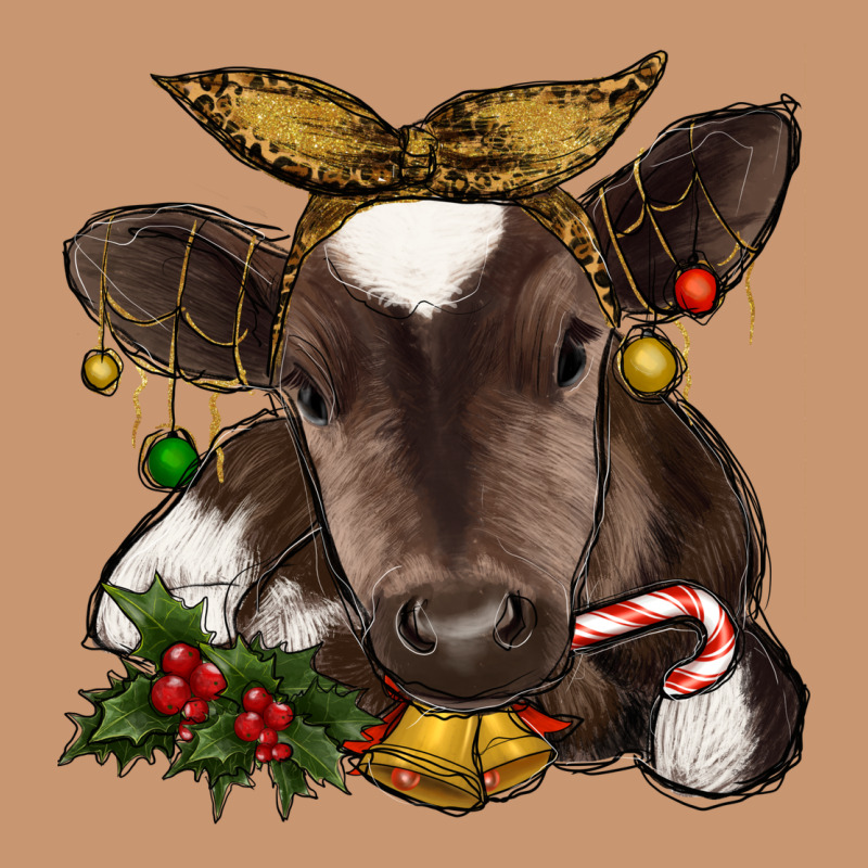 Christmas Baby Cow Heavyweight Hoodie by RanaPortraitStore | Teevron