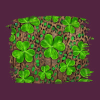 St Patrick's Day Shamrock And Leopard Distressed Urban Hoodie | Teevron
