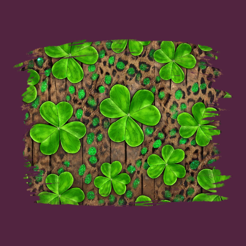 St Patrick's Day Shamrock And Leopard Distressed Urban Hoodie by RanaPortraitStore | Teevron