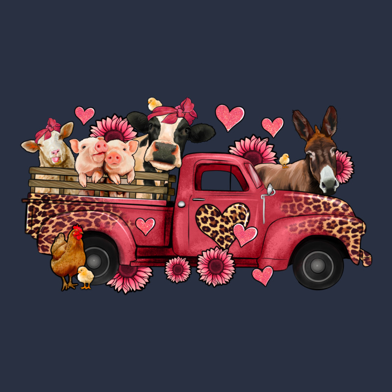 Valentines Day Leopard Farm Animals Truck Urban Hoodie by Jasminsmagicworld | Teevron