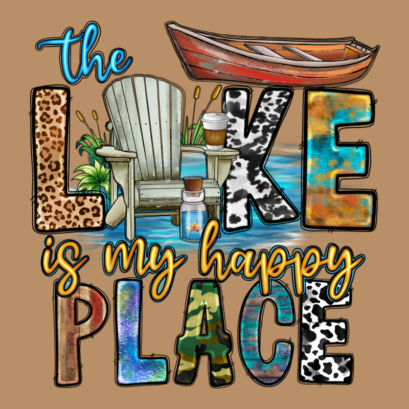 The Lakes My Happy Place Vintage Hoodie by CowhideDigitalArt | Teevron