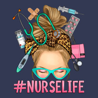 Blonde Messy Bun Nurse Life Heavyweight Hoodie | Teevron