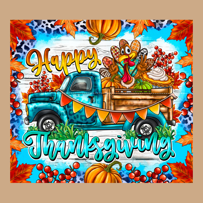 Happy Thanksgiving Vintage Hoodie by CowhideDigitalArt | Teevron