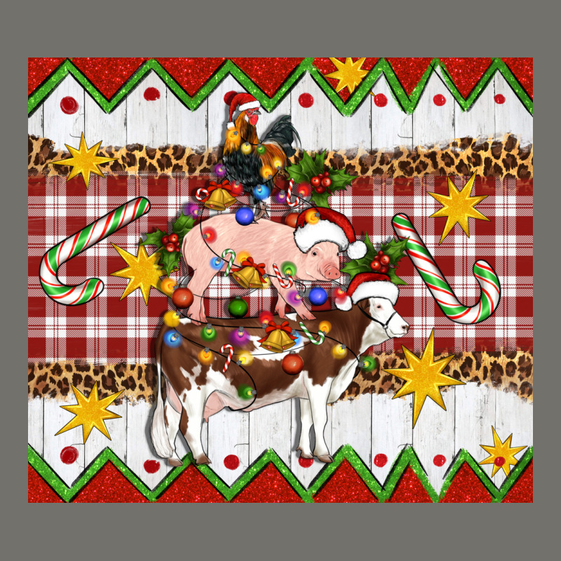 Stacked Christmas Farm Premium Hoodie by Artiststas | Teevron