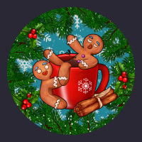 Gingerbread Men With Hot Chocolate Vintage Tee | Teevron