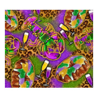 Mardi Gras with crabs tumbler | Teevron