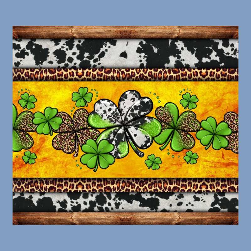 St Patricks Day Western Shamrock Urban Hoodie by Jasminsmagicworld | Teevron
