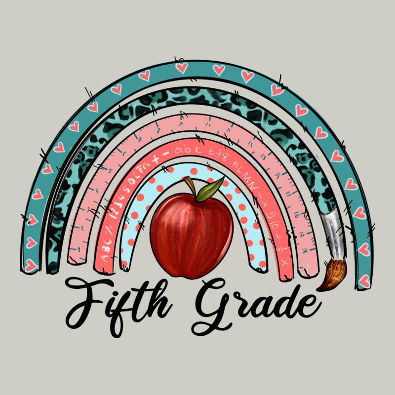 Fifth Grade Rainbow Heavyweight Hoodie by RanaPortraitStore | Teevron
