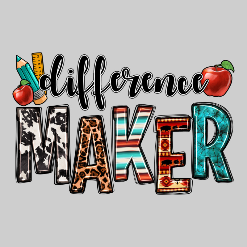 Difference Maker Teacher Premium Tee by OliviaCreatesArt | Teevron