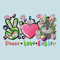 Peace Love Easter Bunny Ladies Tee | Teevron