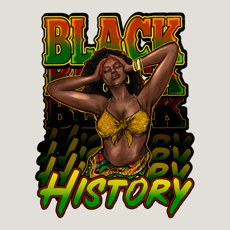 Black History Afro Woman Heavy Core Tee by HowdyJamesFarm | Teevron