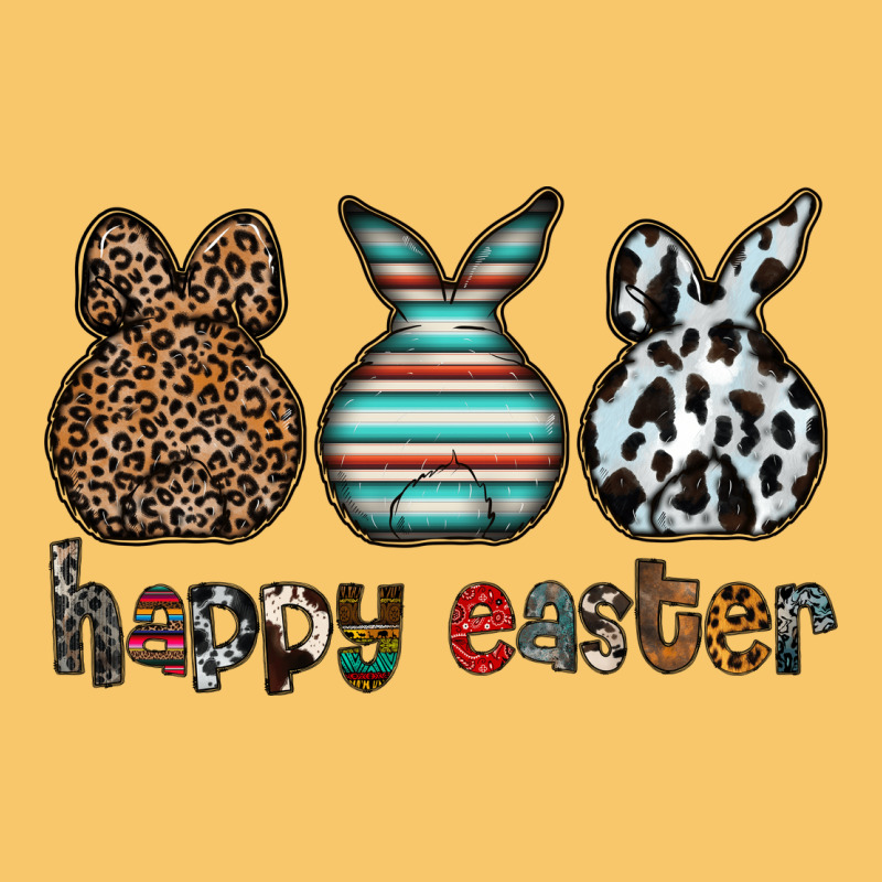 Happy Easter Vintage Hoodie by CowhideDigitalArt | Teevron