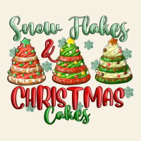 Snow Flakes And Christmas Cakes Vintage Tee | Teevron