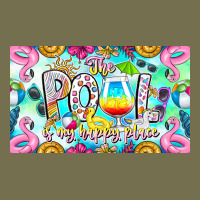 The Pool Is My Happy Place Vintage Hoodie | Teevron