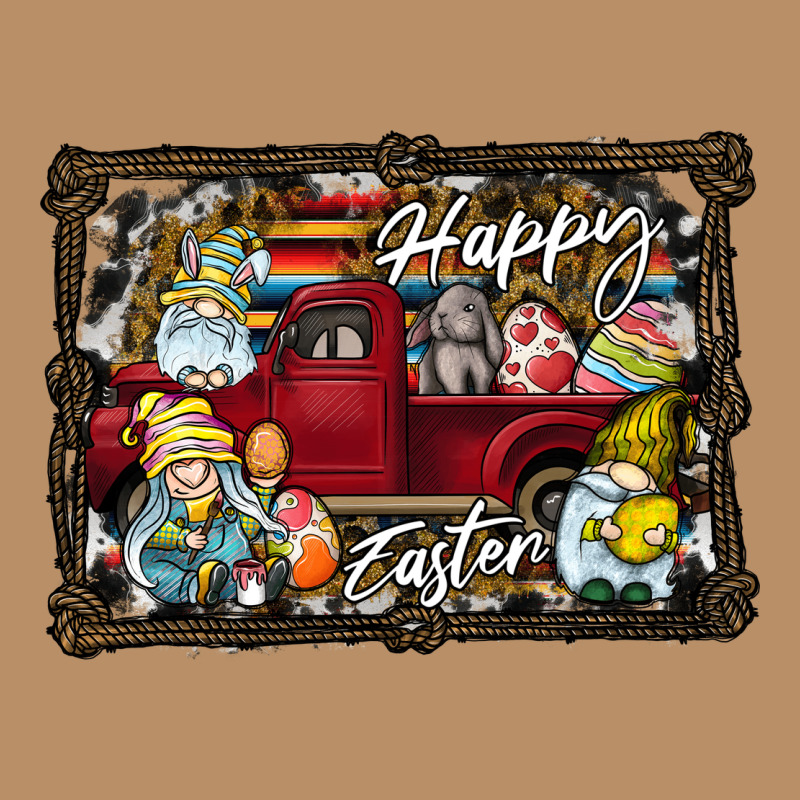 Happy Easter Vintage Hoodie by CowhideDigitalArt | Teevron