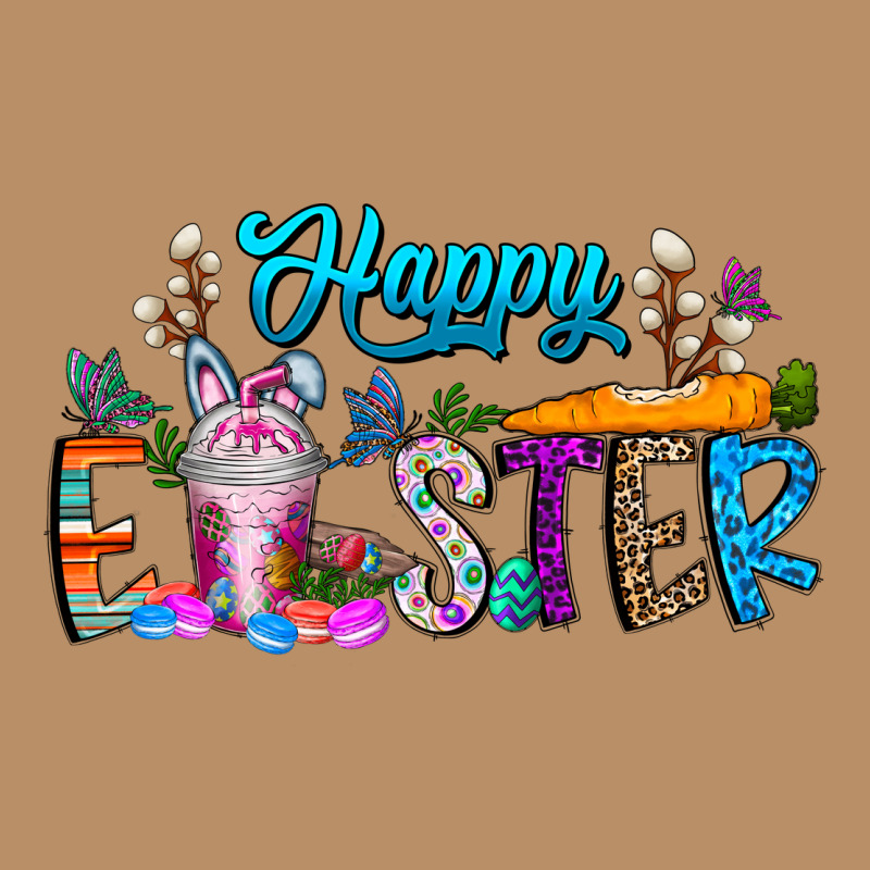 Happy Easter Coffee Vintage Hoodie by CowhideDigitalArt | Teevron