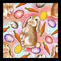 Happy Easter Bunny Seamless Pattern Ladies Tee | Teevron