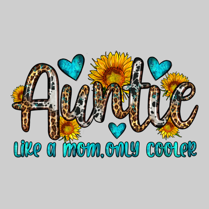 Auntie Like A Mom Only Cooler Premium Tee by OliviaCreatesArt | Teevron