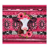 pink gemstone baby calf western valentines day | Teevron