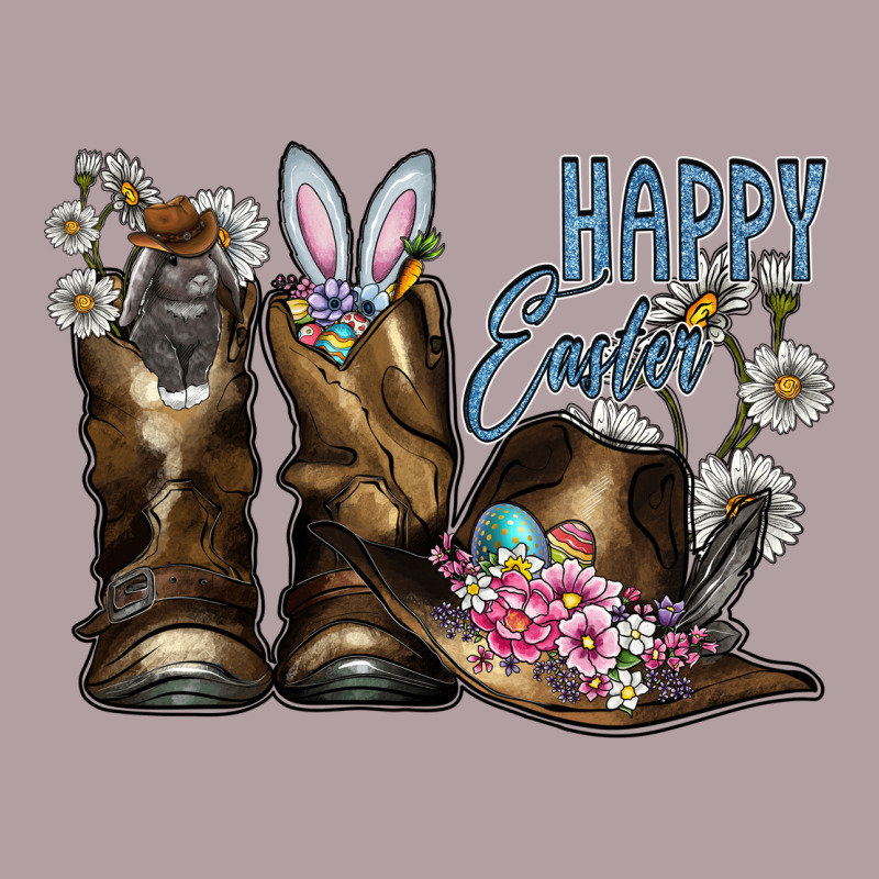 Happy Easter Vintage Hoodie by CowhideDigitalArt | Teevron