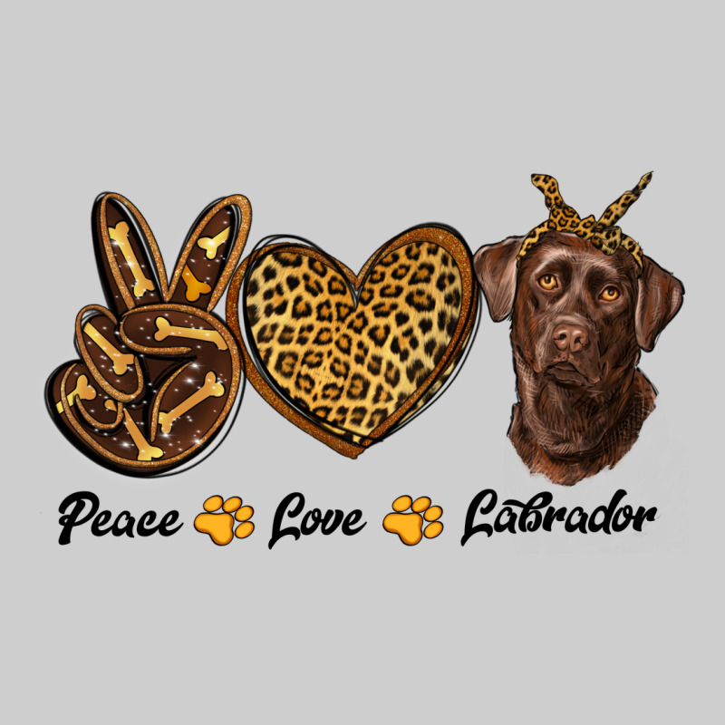 Peace Love Labrador Premium Sweatshirt by RanaPortraitStore | Teevron
