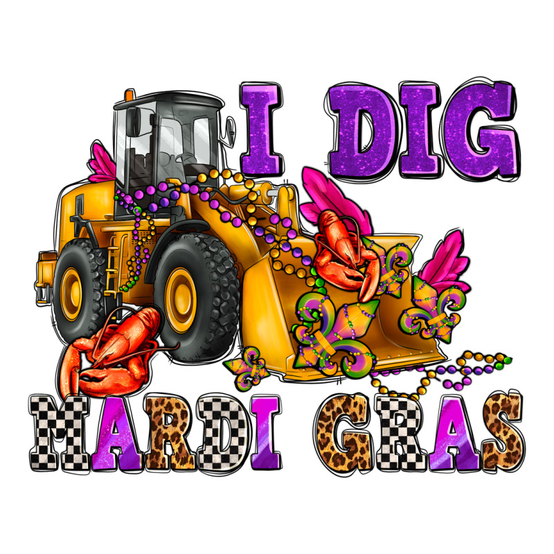 I Dig Mardi Gras Olivia Premium Tee by OliviaCreatesArt | Teevron