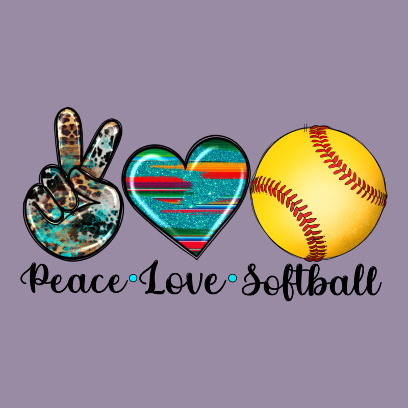 Peace Love Softball Classic Tee by Artiststas | Teevron