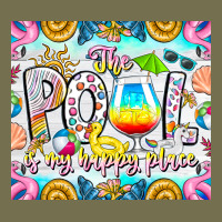 The Pool Is My Happy Place Vintage Hoodie | Teevron