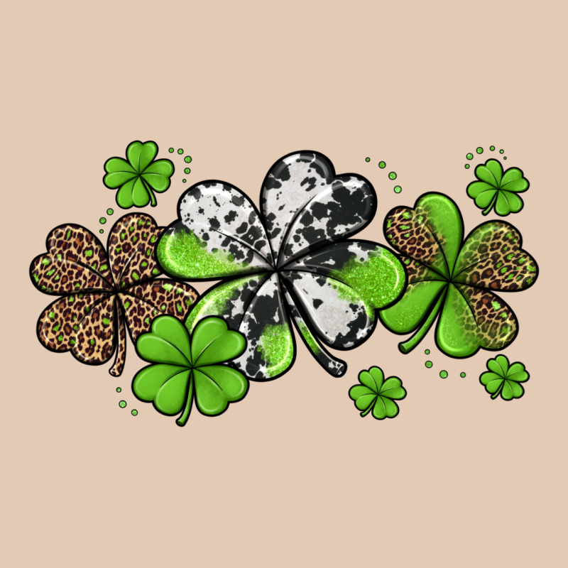 Western Cowhide Leopard Glitter Shamrocks Urban Hoodie by Jasminsmagicworld | Teevron