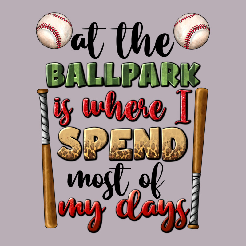 At The Ballpark Is Where I Spend Most My Days Vintage Tee by BundleAndBundleShop | Teevron