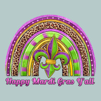 Happy Mardi Gras Y'all Rainbow Heavy Core Tee | Teevron