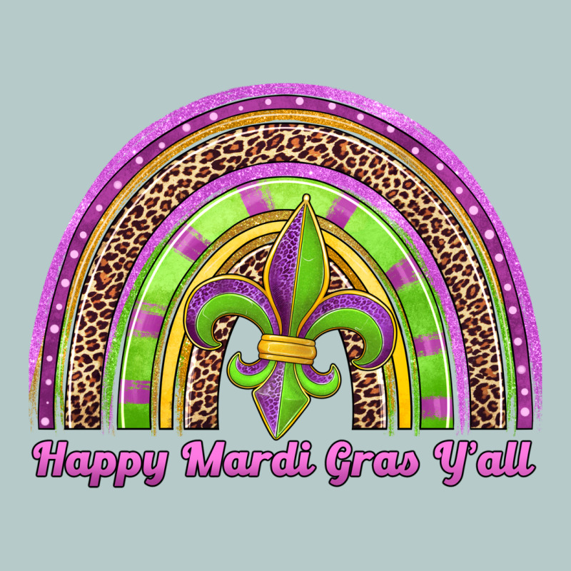 Happy Mardi Gras Y'all Rainbow Heavy Core Tee by Jasminsmagicworld | Teevron