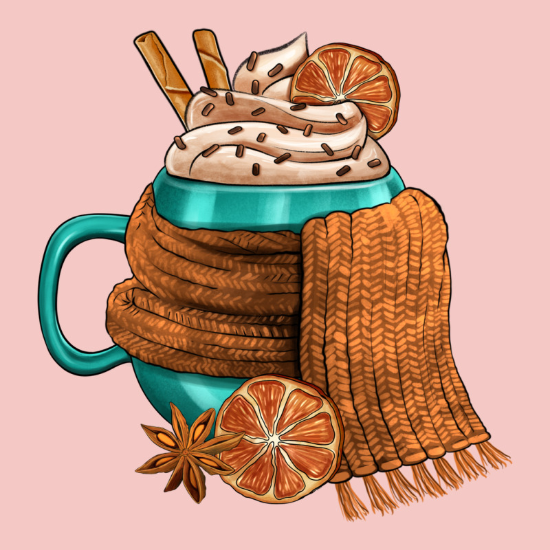 Winter Coffee Cup With Scarf Urban Heavy Tee by FaDigitalArtStudio | Teevron