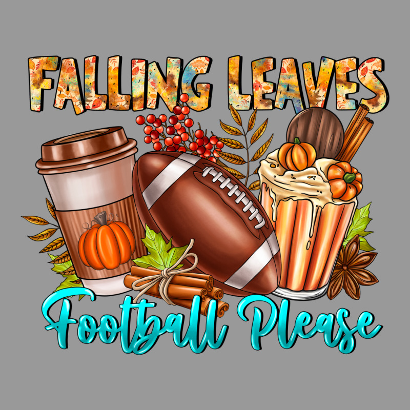Falling Leaves Football Please Vintage Hoodie by CowhideDigitalArt | Teevron