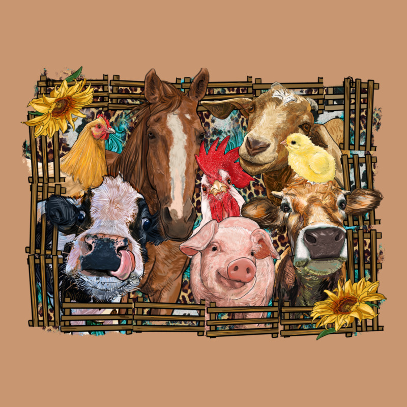 Western Farm Animals Heavyweight Hoodie by RanaPortraitStore | Teevron