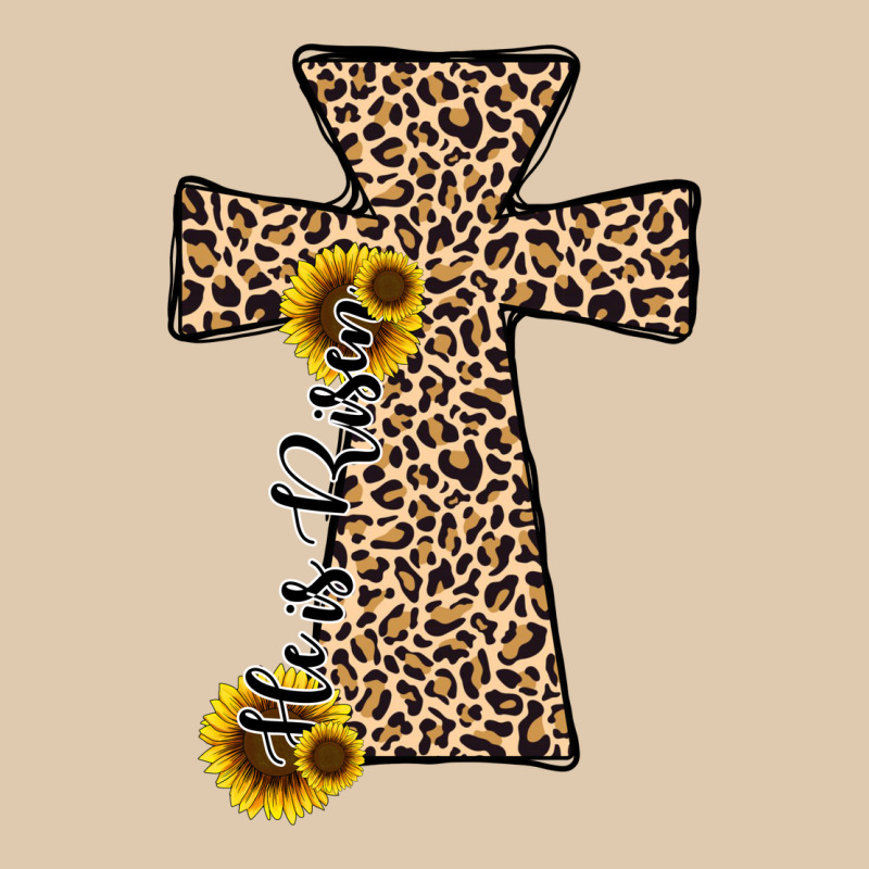 He Is Risen Leopard Cross Heavyweight Sweatshirt by JahusDesignShop | Teevron