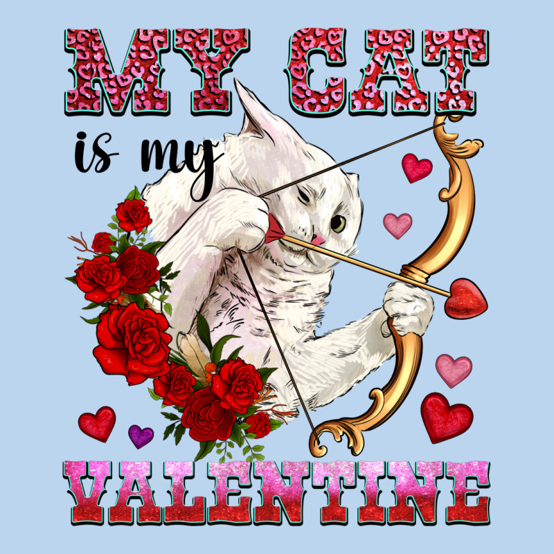 My Cat Is My Valentine Classic Tee by OliviaCreatesArt | Teevron