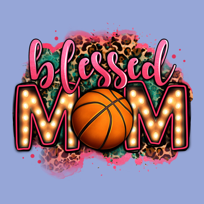 Blessed Basketball Mom Lightbulb Letters Classic Tee by OliviaCreatesArt | Teevron