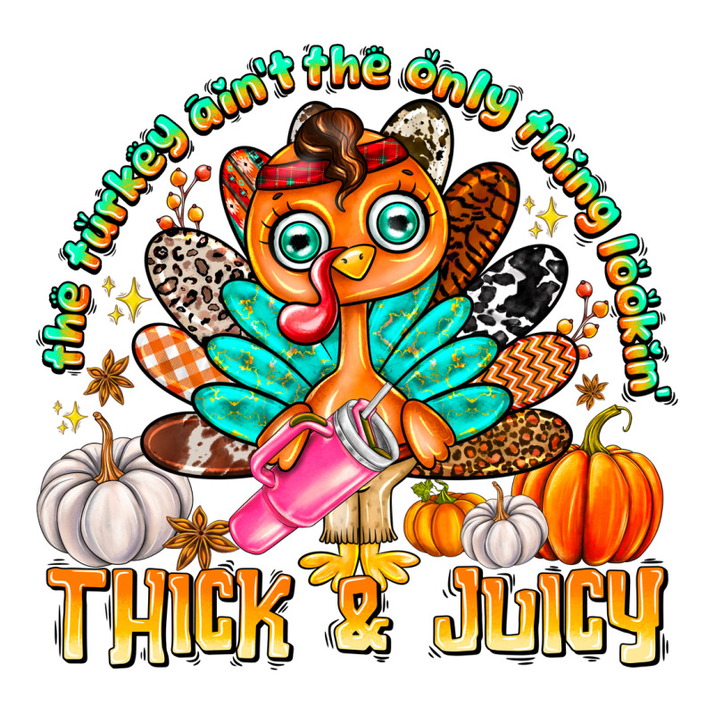 The Turkey Ain’t The Only Thing Lookin Thick & J Long Sleeve Tee by CowhideDigitalArt | Teevron