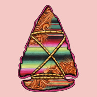 Serape Tooled Leather Arrowhead Urban Heavy Tee | Teevron