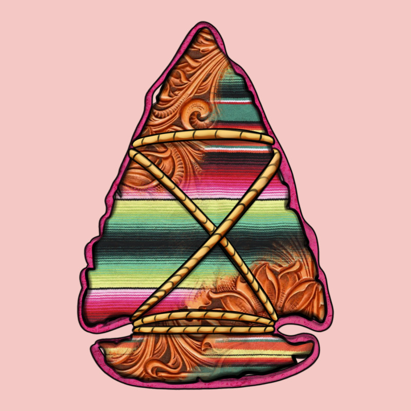 Serape Tooled Leather Arrowhead Urban Heavy Tee by Jasminsmagicworld | Teevron