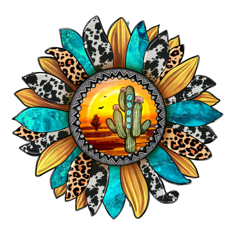 Sunset Sunflower Zipper Hoodie by JahusDesignShop | Teevron