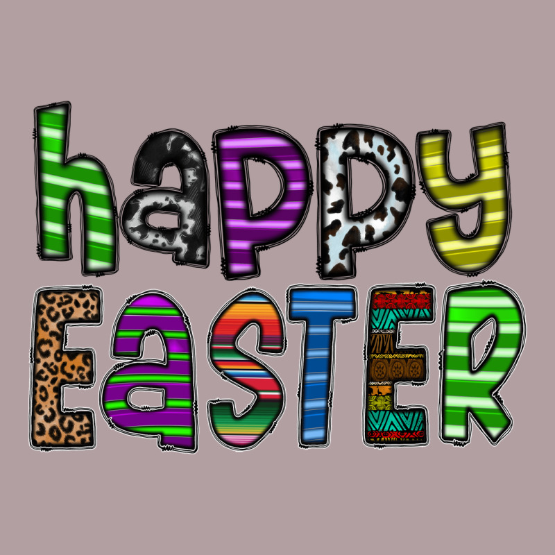 Happy Easter Vintage Hoodie by CowhideDigitalArt | Teevron