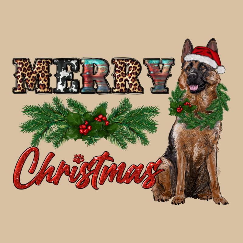 Merry Christmas German Shepherd Heavyweight Hoodie by RanaPortraitStore | Teevron