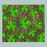 Saint Patricks Day Shamrock And Leopard Heavy Core Tee | Teevron
